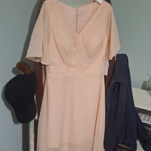 Champagne Bridesmaid Dress - Picture 1 of 4